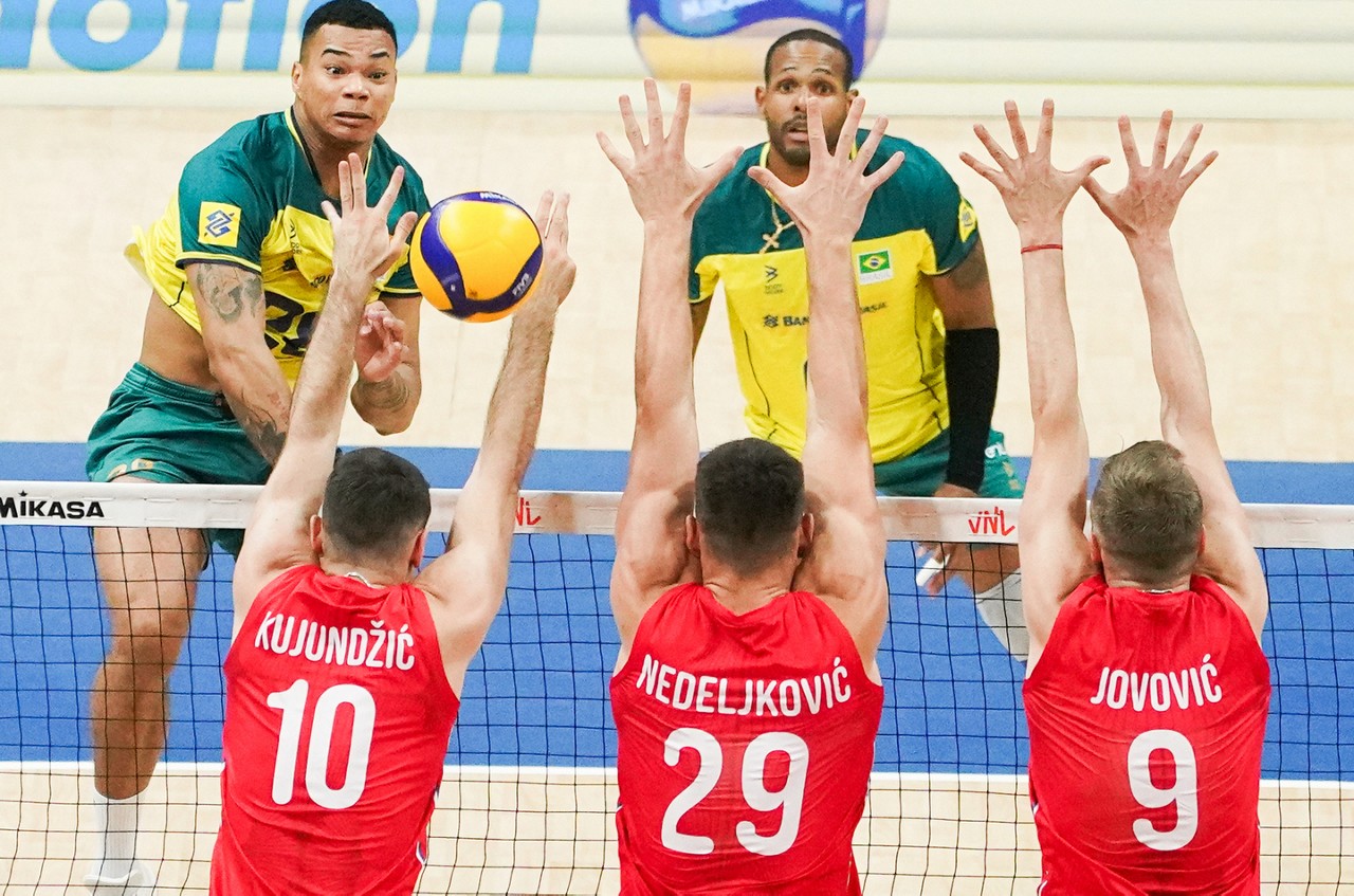 Darlan e Leal são os maiores pontuadores da Seleção Masculina de Vôlei na Liga das Nações
