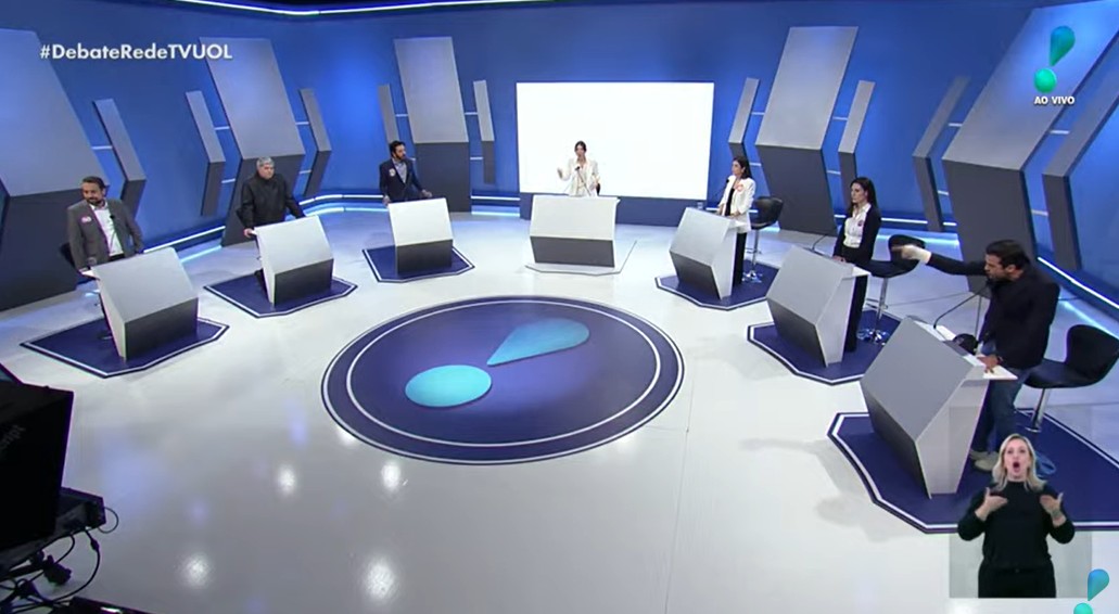 Pablo Marçal ofendeu José Luís Datena, Guilherme Boulos e Ricardo Nunes, precisando da intervenção de Amanda Klein