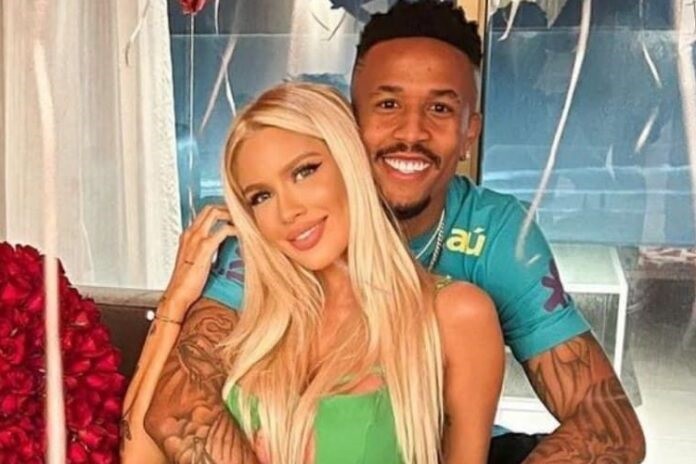  Militão e Karoline Lima no período em que ainda eram um casal