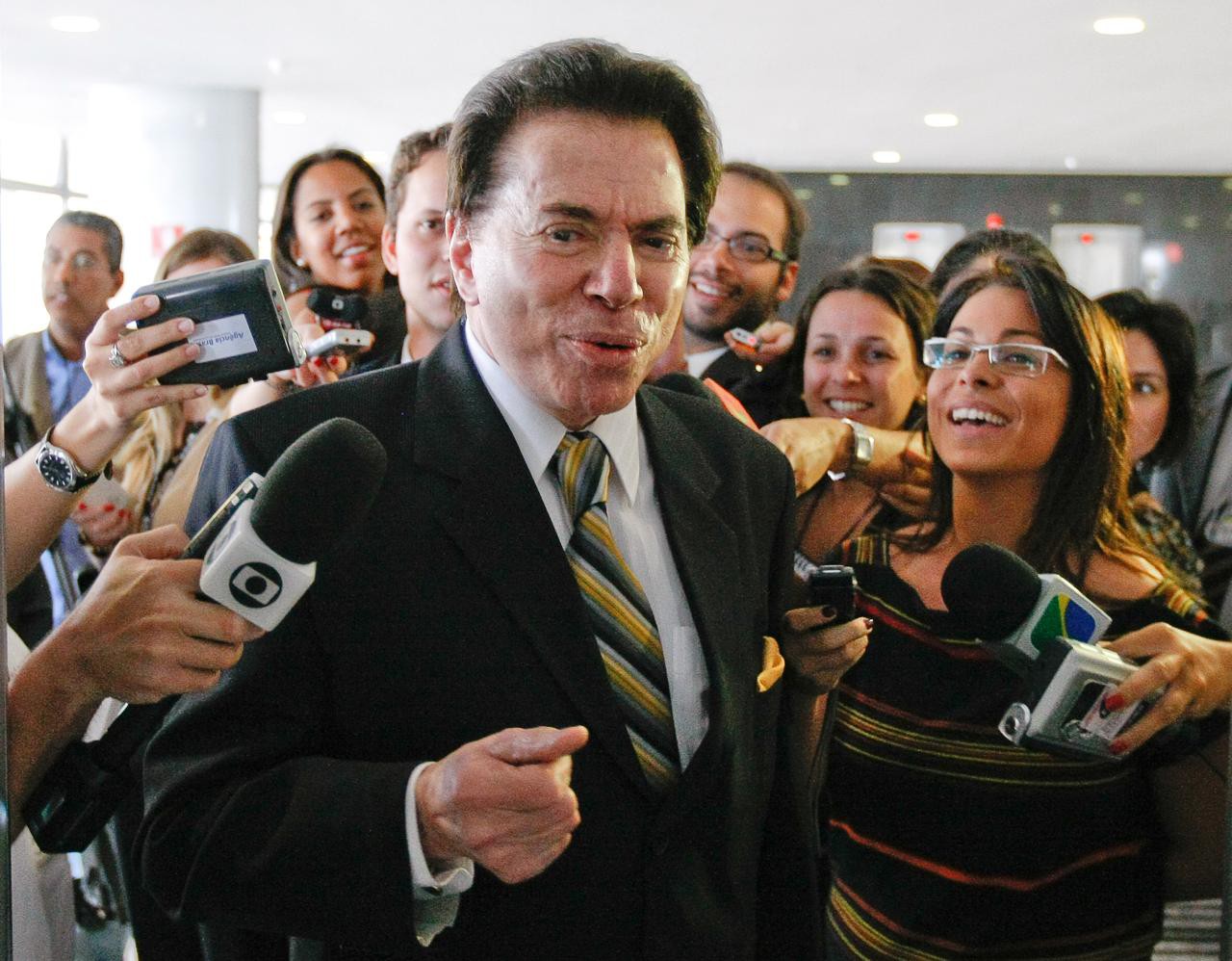 Apresentador Silvio Santos