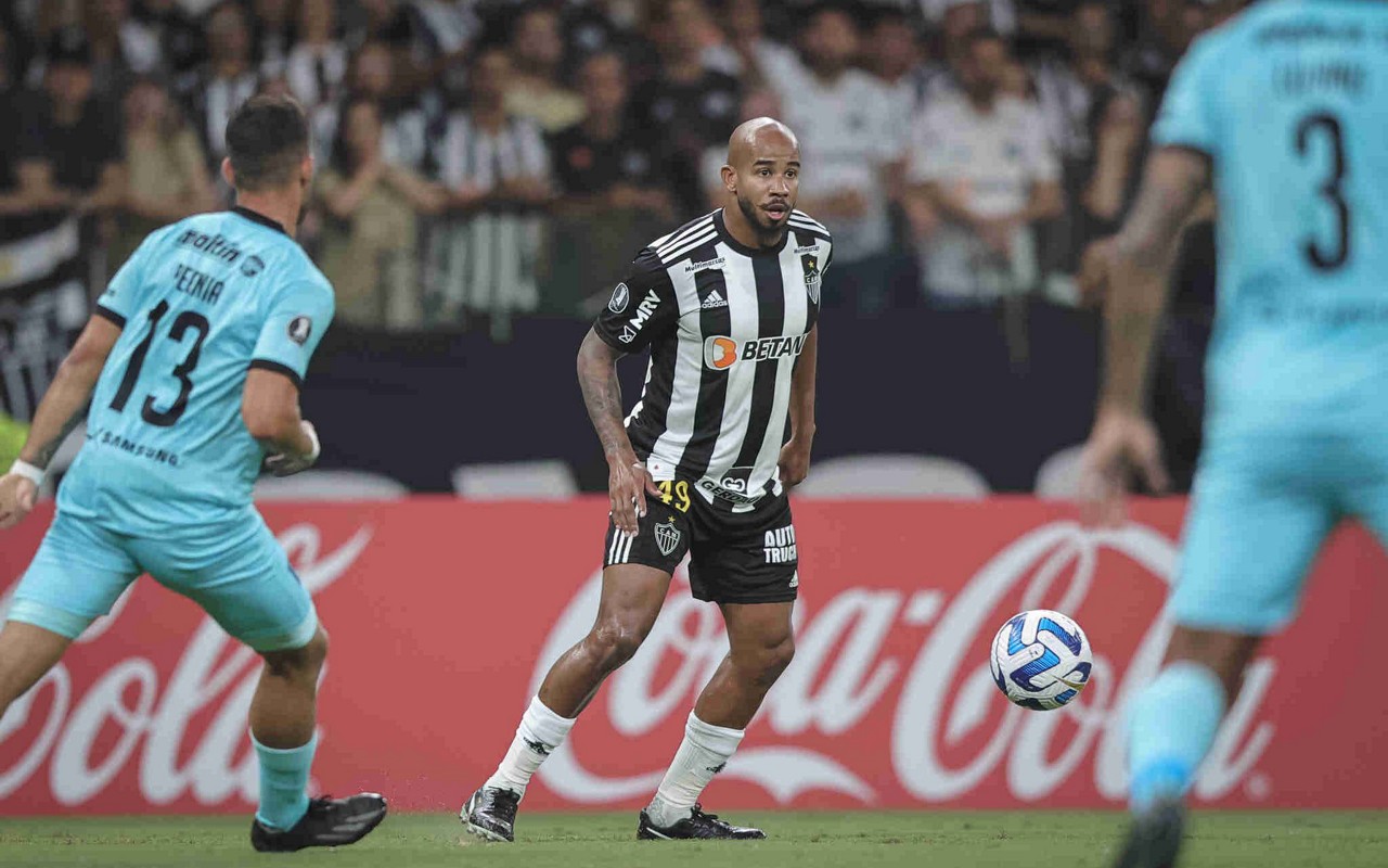 Patrick na época em que jogou pelo Galo (Foto: Pedro Souza/Atlético-MG)