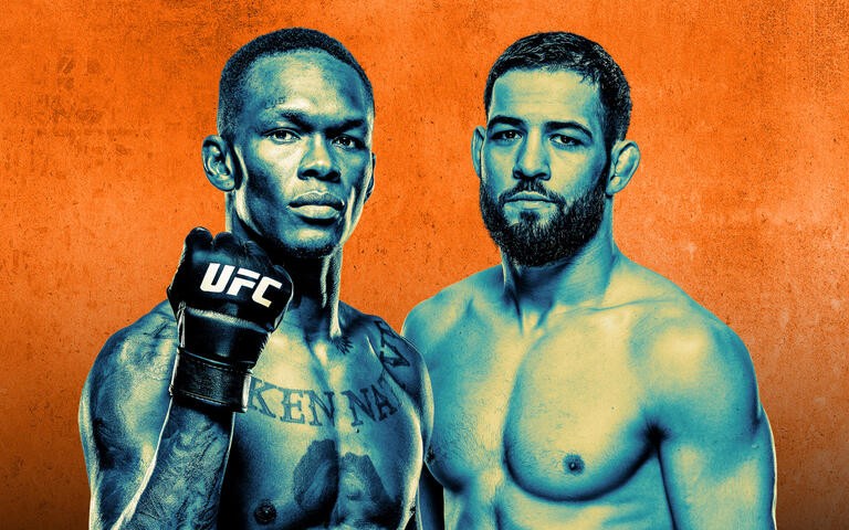 Israel Adesanya e Nassourdine Imavov se enfrentam no evento principal do Fight Night (Foto: Reprodução/UFC)