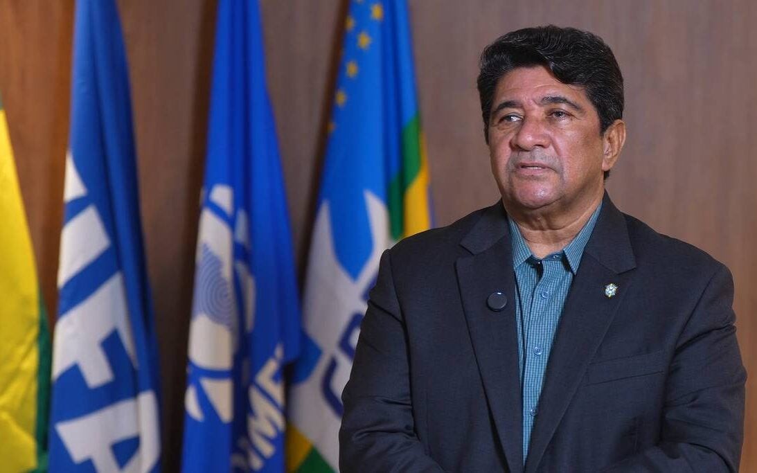 Ednaldo Rodrigues foi retirado do cargo pela segunda vez por decisão do TJRJ (Reprodução/CBF)