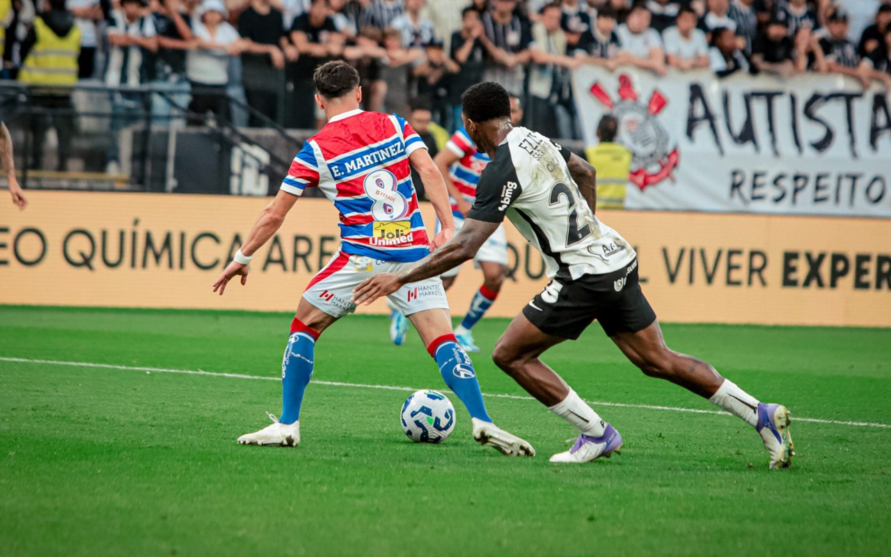 Partida entre Corinthians e Fortaleza, pelo Brasileirão (Foto: Mateus Lotif/Fortaleza EC)