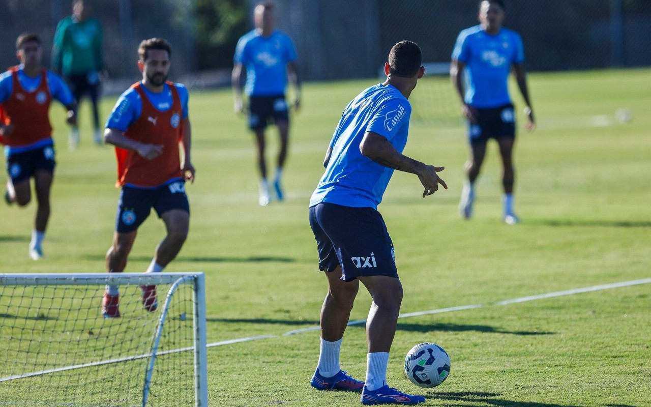 Willian José em treino do Bahia (Foto: Rafael Rodrigues / EC Bahia)