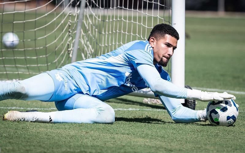 Goleiro Léo Aragão terá mais uma oportunidade no Cruzeiro na partida contra o Juventude (Foto: Gustavo Aleixo/Cruzeiro)