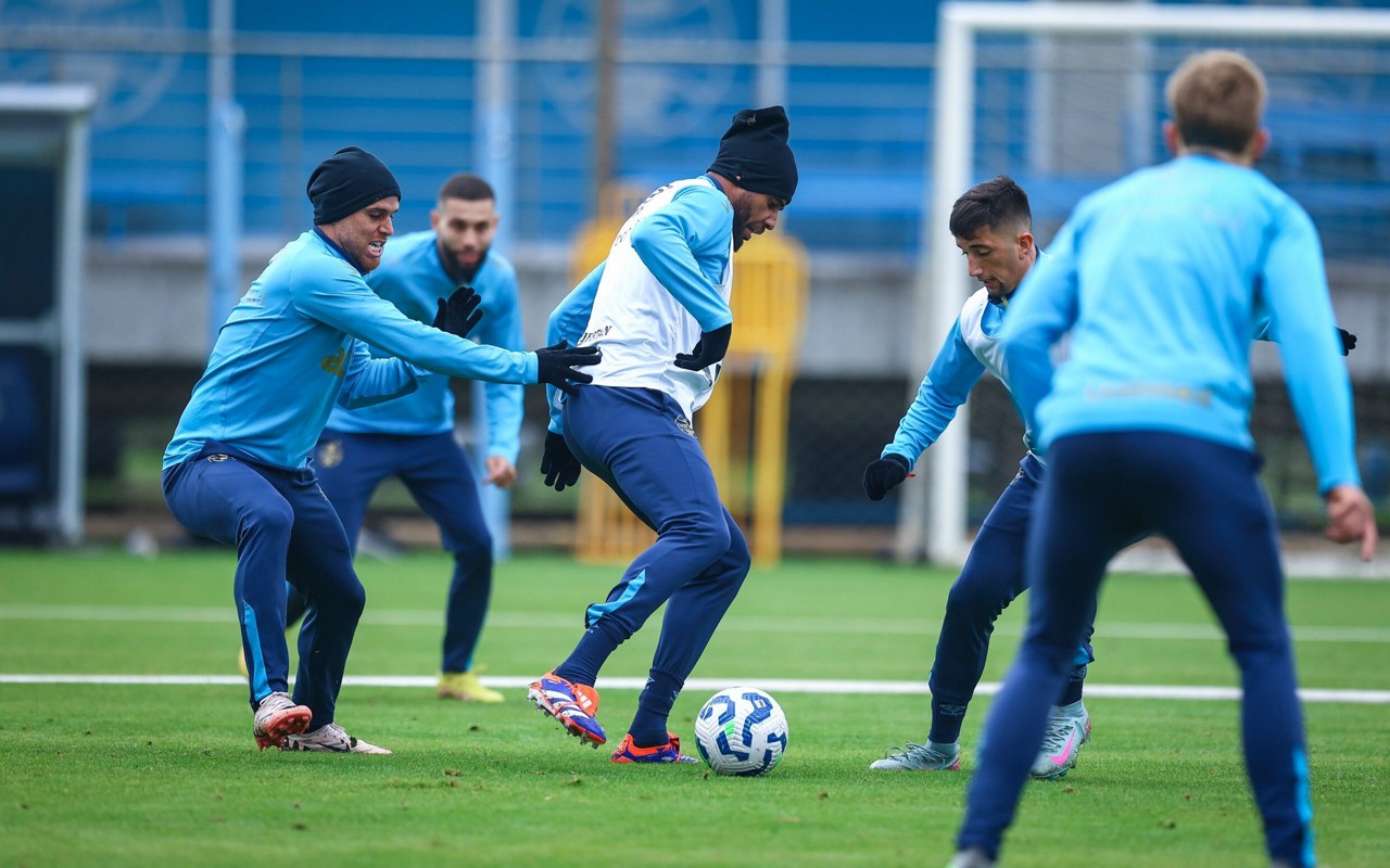 Treinamento do Grêmio no CT Luiz Carvalho. (Foto: Lucas Uebel/Grêmio FBPA)