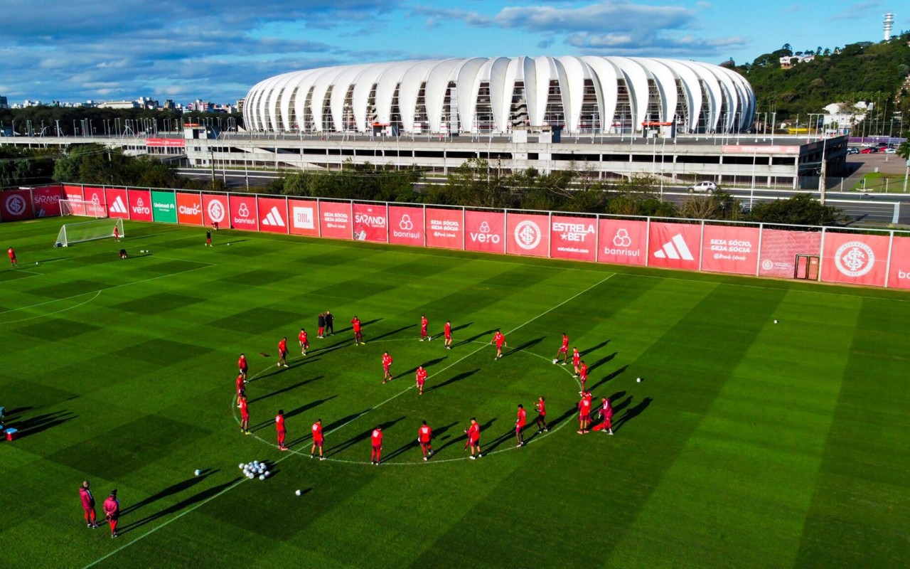 Treino no CT Parque Gigante (Foto: Divulgação/SC Internacional)