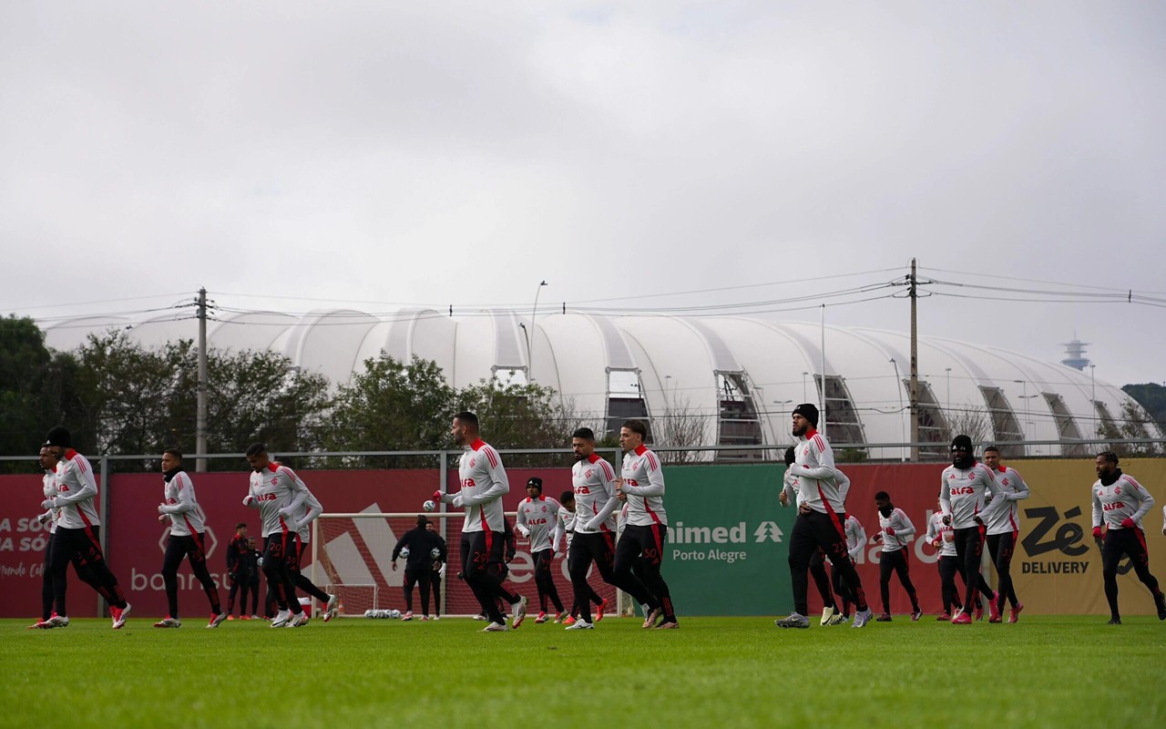 Inter inicia preparação para pegar o Flamengo, pela Libertadores (Foto: João Brandão/Lance!)