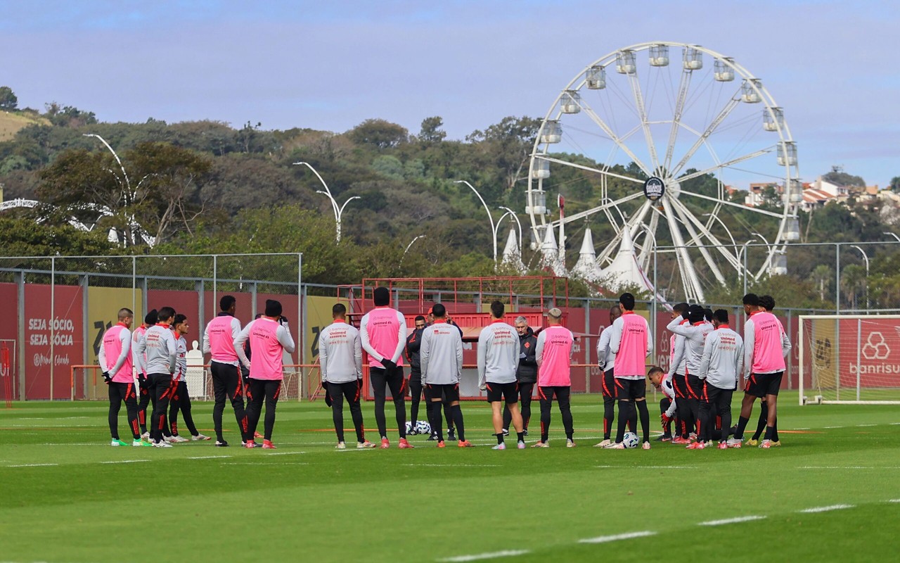 Inter finaliza preparação para pegar o Flamengo, pela Libertadores (Foto: João Brandão/Lance!)