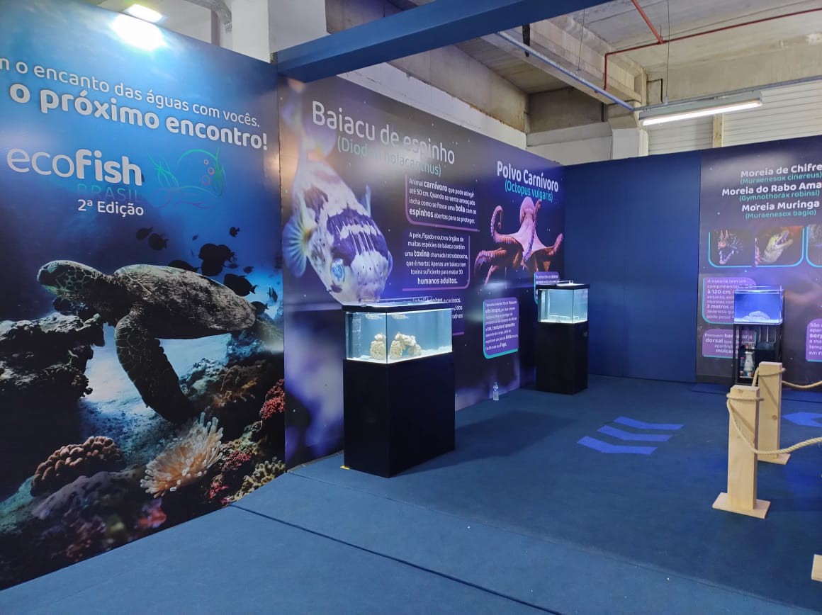 Feira reuniu criadores e produtores de peixes e equipamentos para a piscicultura em BH
