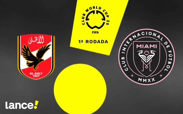 Al Ahly e Inter Miami se enfrentam na abertura do Mundial de Clubes (Arte: Lance!)