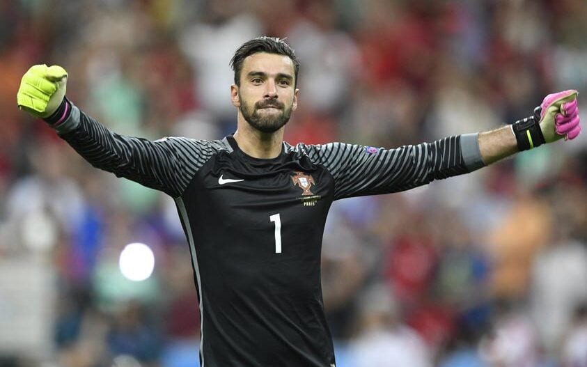 Rui Patrício fechou o gol contra a França (Foto: Martin Bureau / AFP)