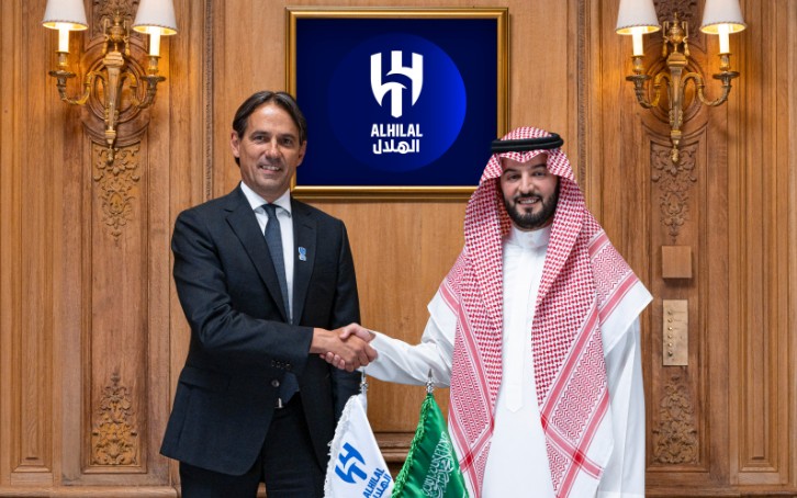 Simone Inzaghi assina com o Al-Hilal (Foto: Reprodução / X)