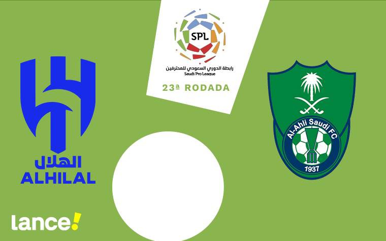 Al-Hilal e Al-Ahli se enfrentam pela Saudi Pro League (Arte: Lance!)
