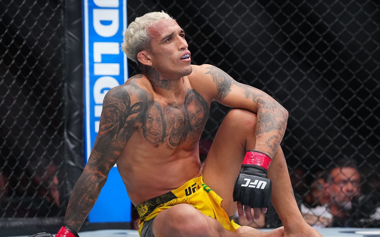 Charles do Bronx após uma derrota no UFC (Foto: Reprodução/UFC)