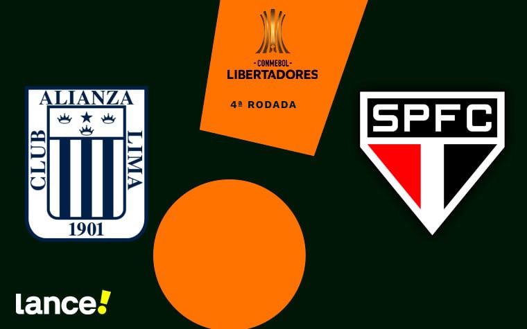Alianza Lima e São Paulo se enfrentam pela quarta rodada da Libertadores (Foto: Reprodução)