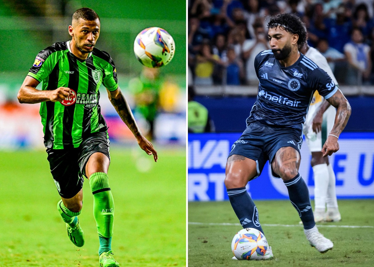 Atacantes Fabinho e Gabigol são dois dos destaques de América e Cruzeiro, respectivamente
