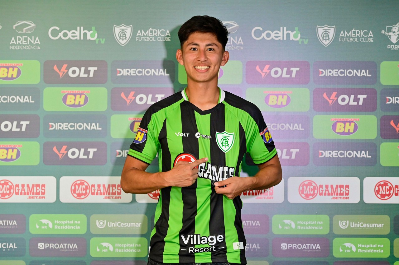 Miguelito foi apresentado oficialmente pelo América e vai usar o número 7