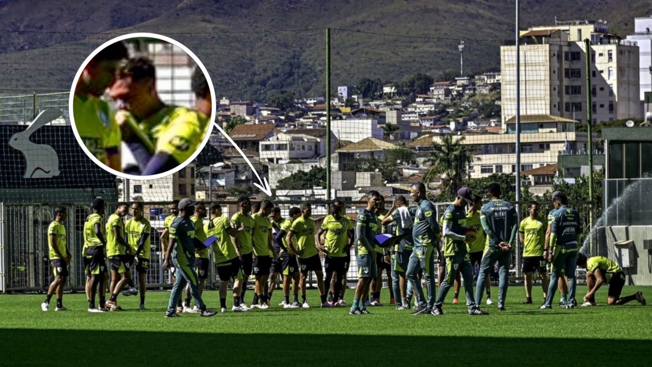 Daniel Júnior participou do treinamento do Coelho na Arena Independência