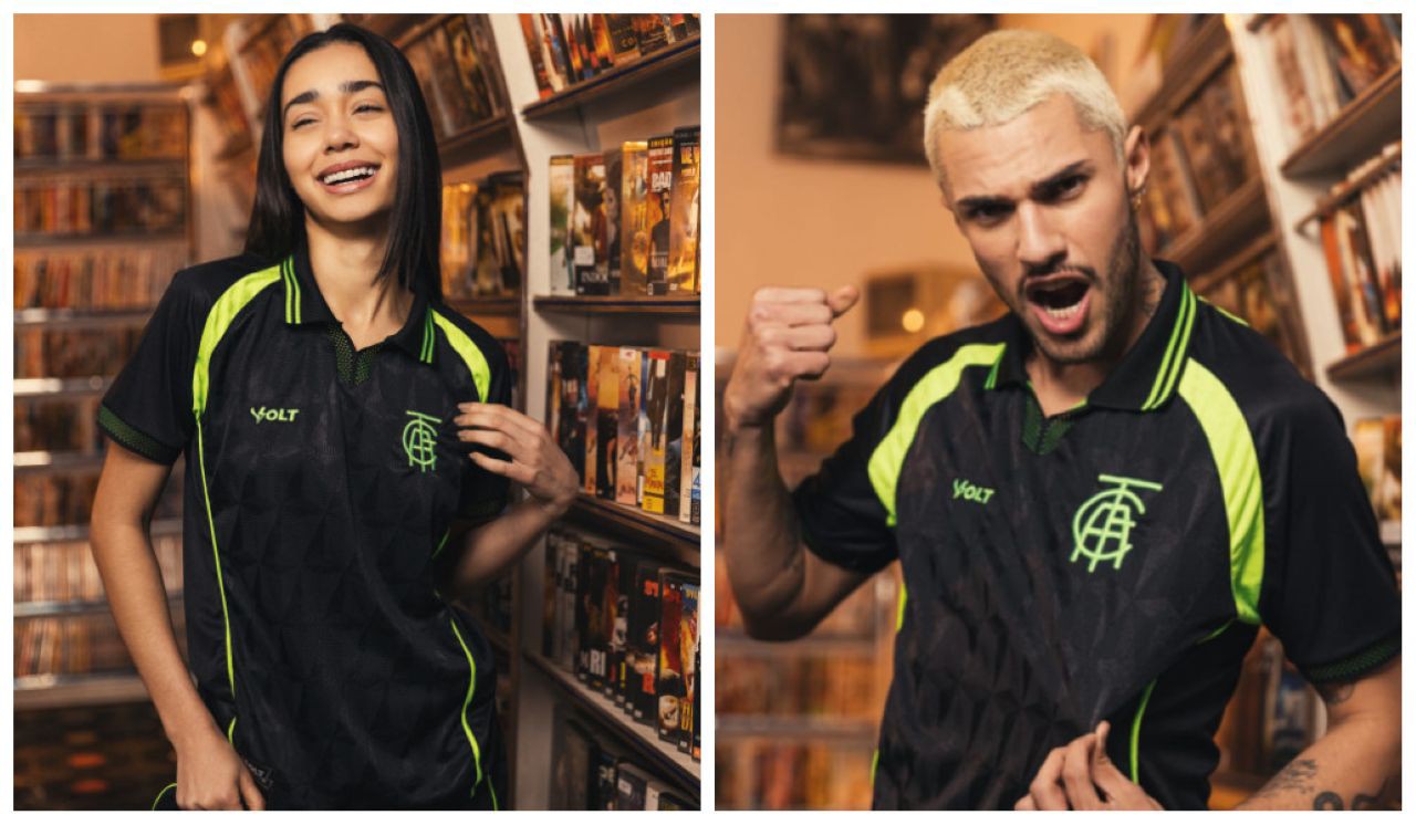 Camisa 3 do América para 2025 remete aos anos 90