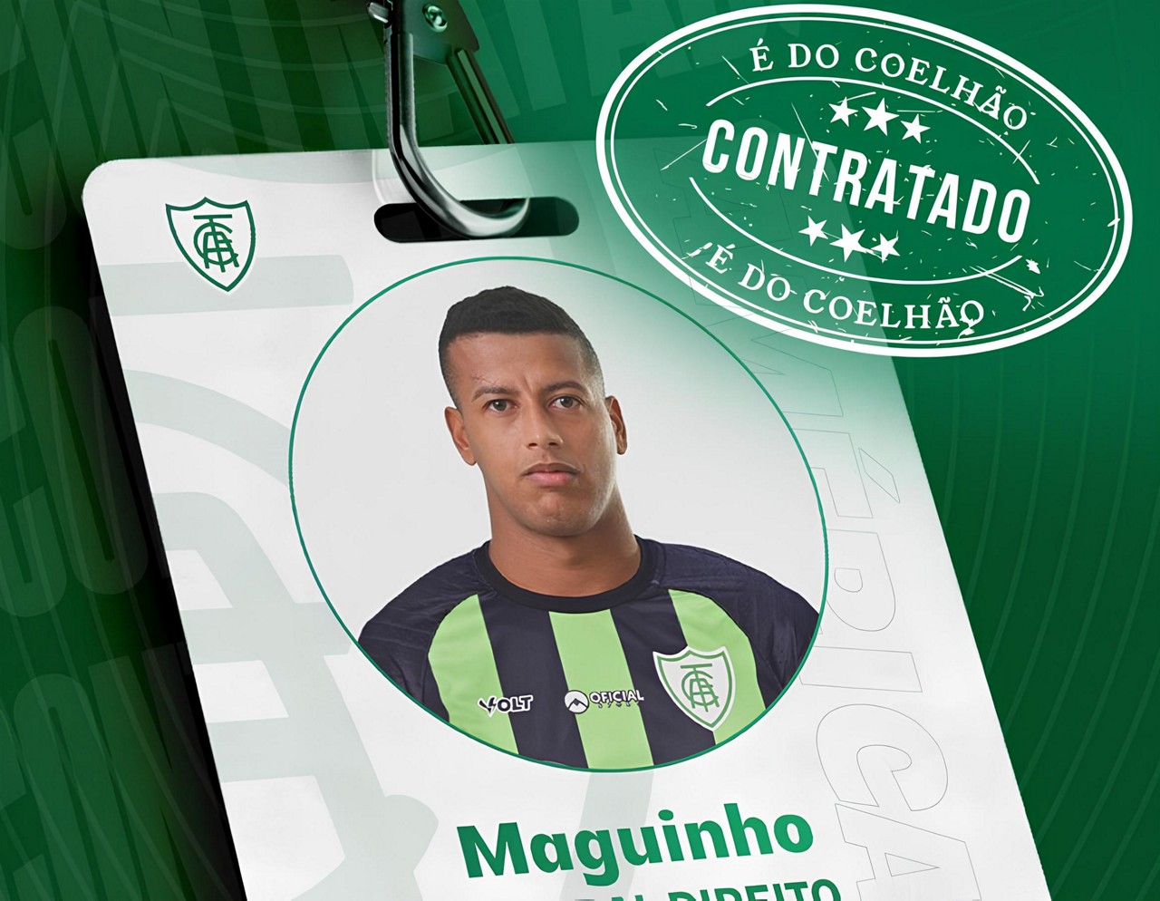América confirma contratação do lateral-direito Maguinho, ex-Ponte Preta