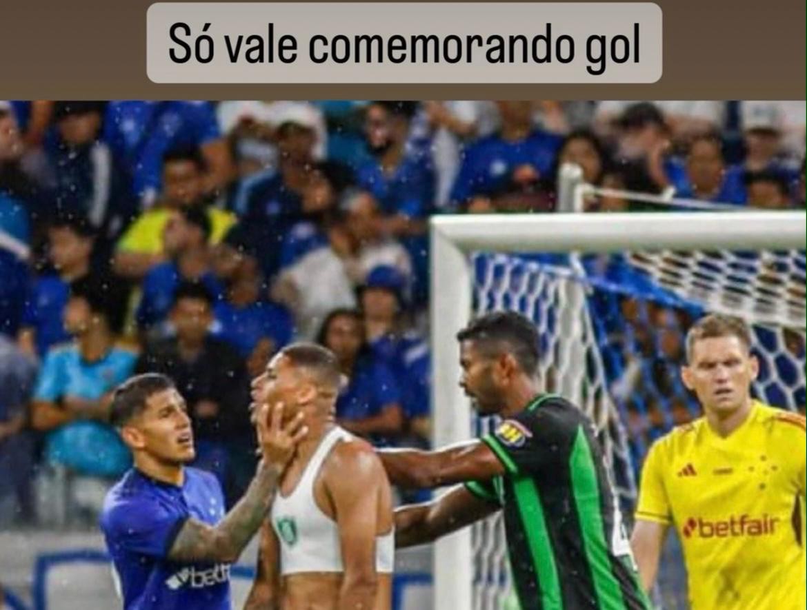 Varanda, emprestado pelo América, usou sua conta no Instagram para provocar o Cruzeiro