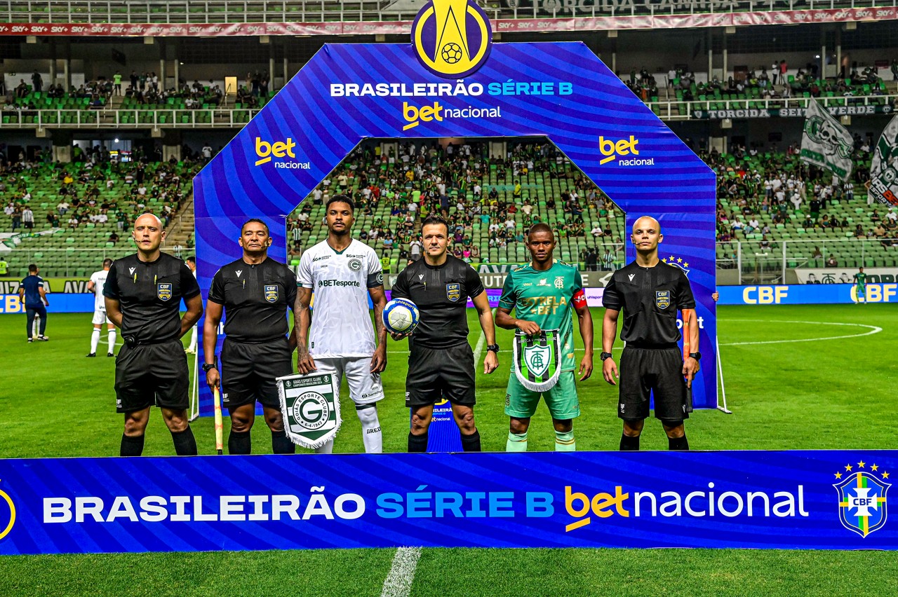 Jogo entre América e Goiás foi apitado pelo árbitro Caio Max Augusto Vieira, do Rio Grande do Norte