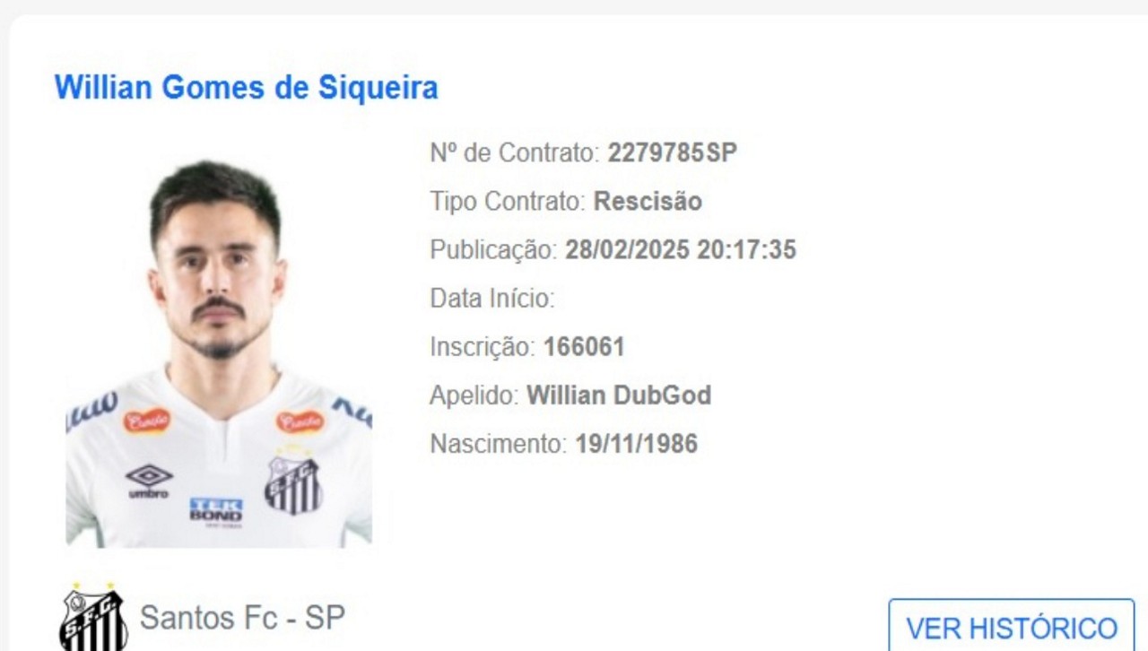 Recisão de William bigode públicada no BID