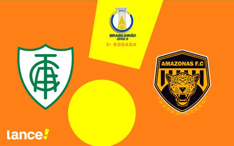 América-MG e Amazonas se enfrentam pela terceira rodada (Arte: Lance!)
