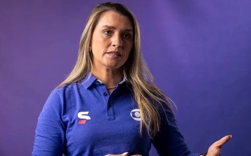 Ana Thais analisou a partida da Seleção Brasileira (Foto: Divulgação/Globo)