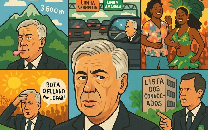 Listamos os 'desafios' de Ancelotti vai enfrentar à frente da Seleção (Foto: Arte/Lance!)