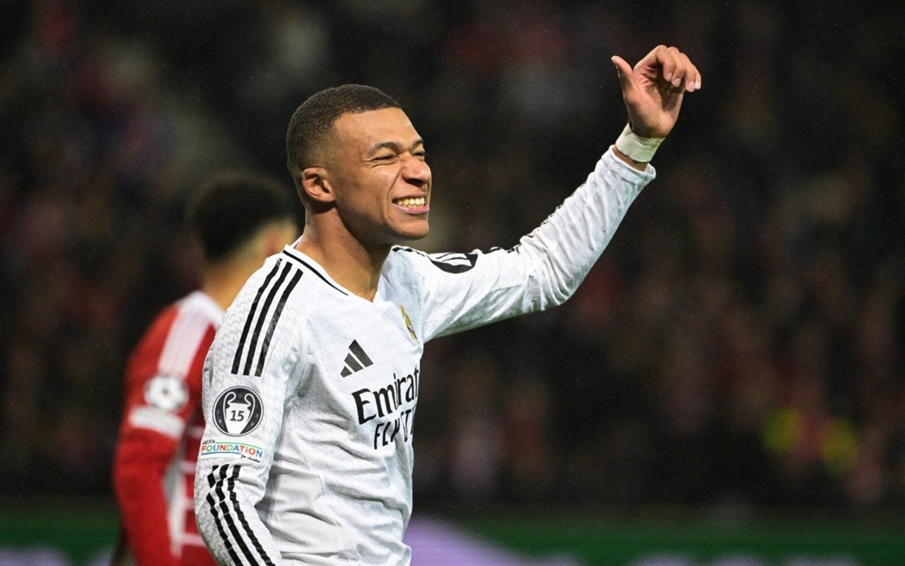 Mbappé, do Real Madrid (Foto: Damien Meyer/AFP)