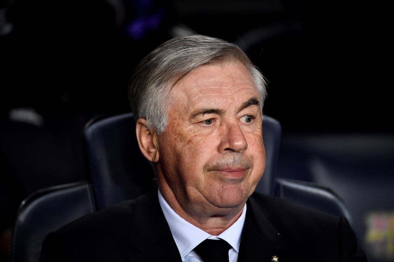 Carlo Michelangelo Ancelotti Cavaliere, do Real Madrid (Foto: Pau Barrena/AFP)