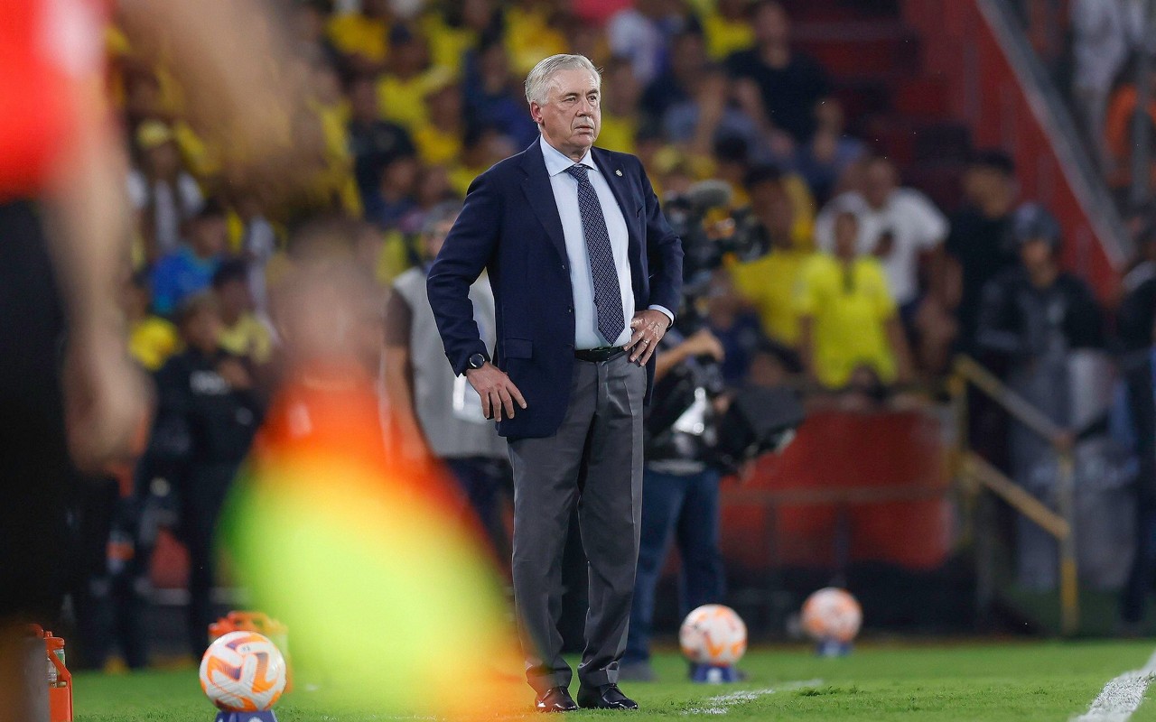 Ancelotti fez o primeiro jogo pela Seleção Brasileira (Foto: Rafael Ribeiro/CBF)