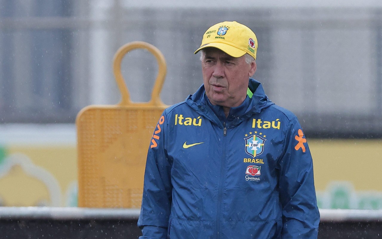 Carlo Ancelotti, da Seleção Brasileira (Foto: Ettore Chiereguini/AGIF)