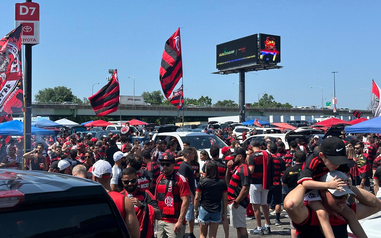 Torcida do Flamengo lota o Linconl Financial Field (Foto: Lucas Bayer / Lance!)