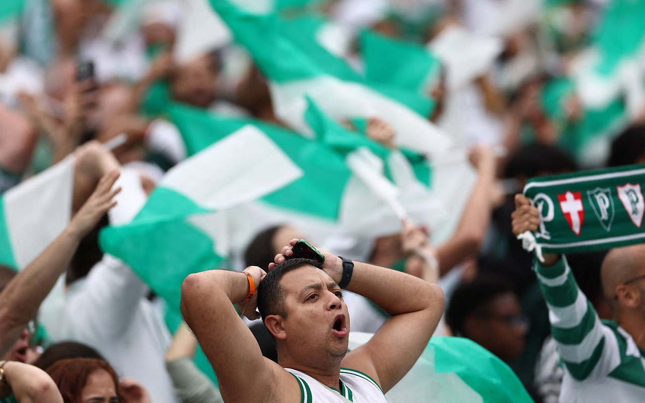 Palmeiras se prepara para enfrentar o Al Ahly (Foto: Franck Fire/AFP)