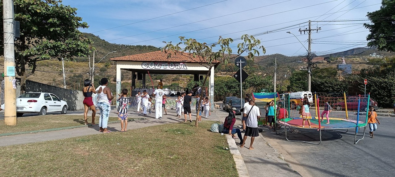 Praça Che Guevara, no bairro Taquaril, em Belo Horizonte