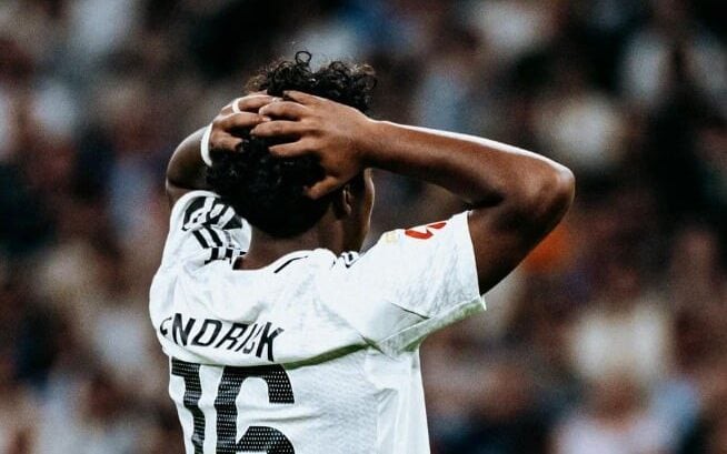 Endrick volta a ter destque com a camisa do Real Madrid (Foto: Reprodução/Instagram)
