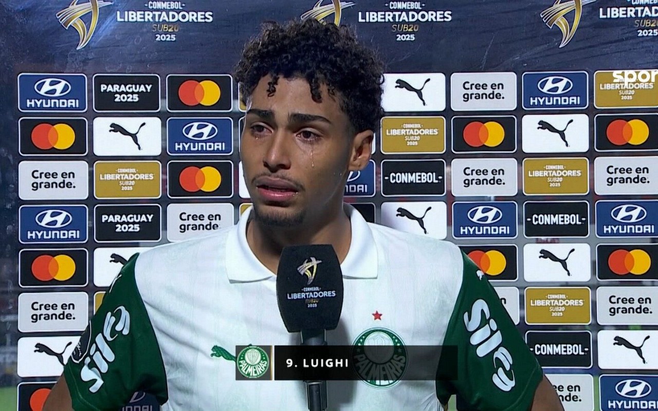 Luighi, atacante do Palmeiras, foi vítima de racismo na Libertadores Sub-20 (Foto: reprodução)