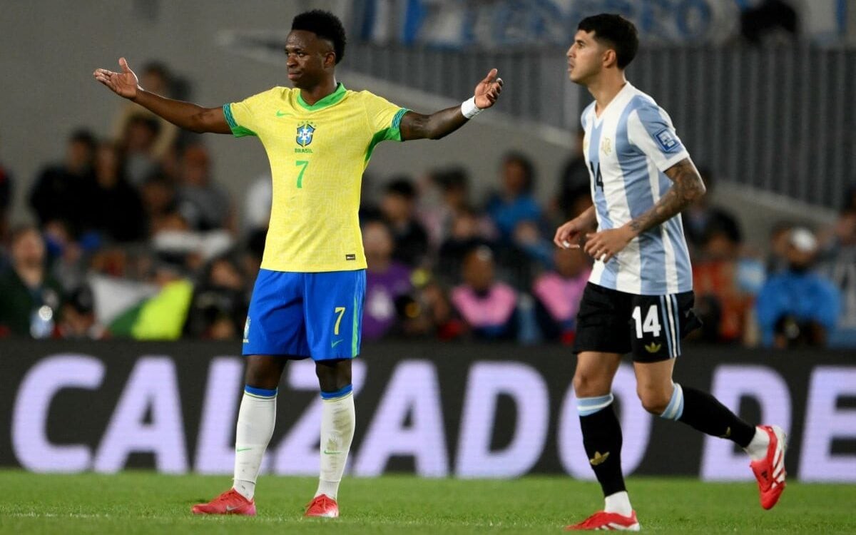Brasil perde da Argentina por 4 a 1, no Monumental de Nuñez