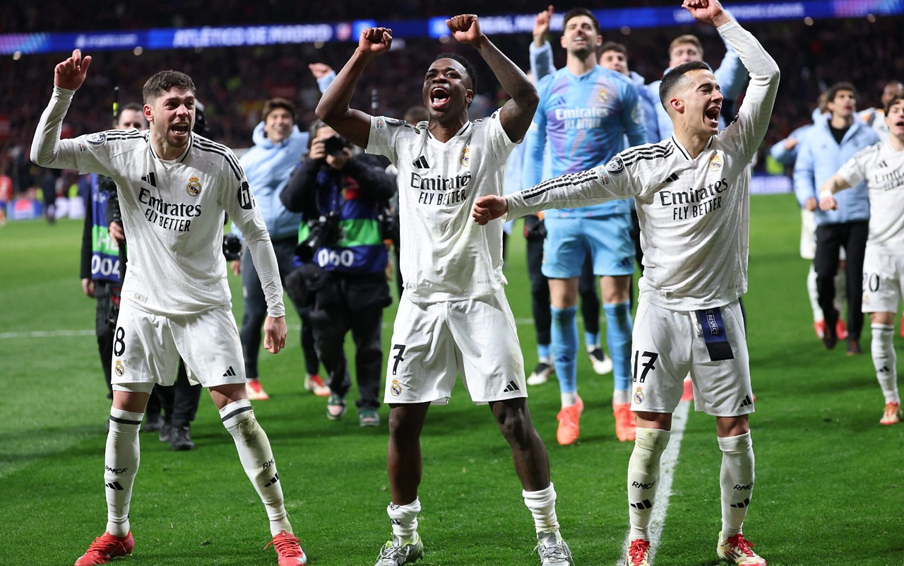 Real Madrid encara o Arsenal nas quartas da Champions League (Foto: Thomas COEX / AFP)