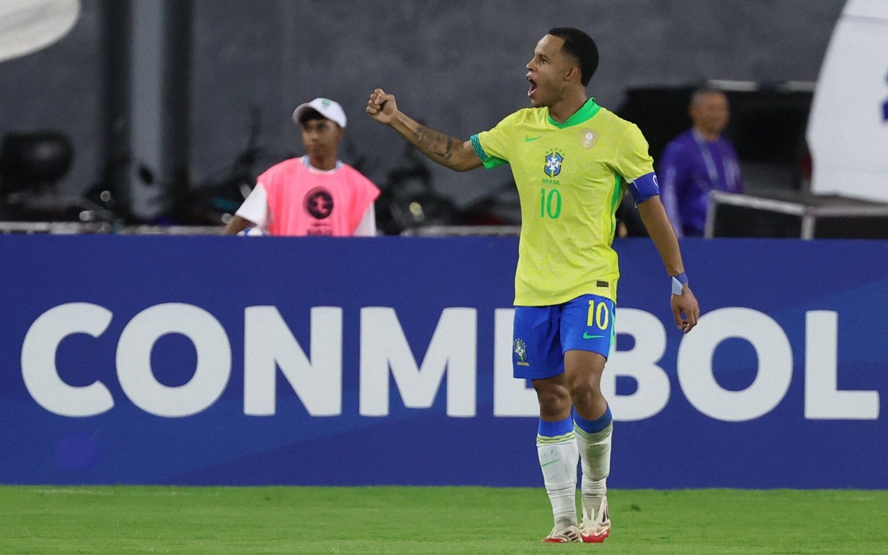 Pedrinho foi um dos destaques da Seleção Brasileira (Foto: Edixon Gamez/AFP)