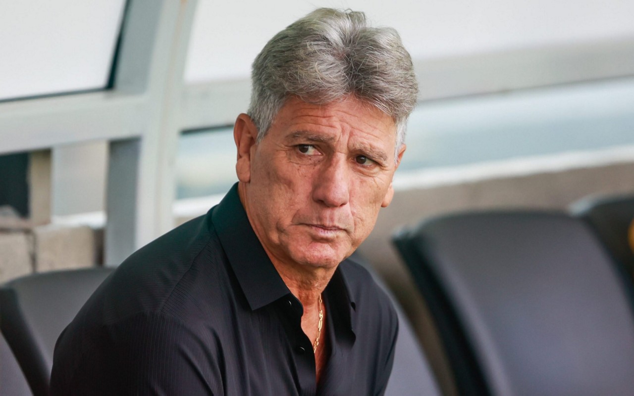 Renato Gaúcho durante Juventude x Fluminense (Foto: Luiz Erbes/AGIF)
