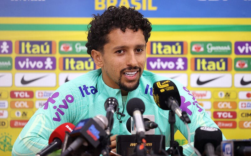 Marquinhos foi capitão do PSG em conquista inédita pela Champions League (Foto: Vitor Silva/CBF)