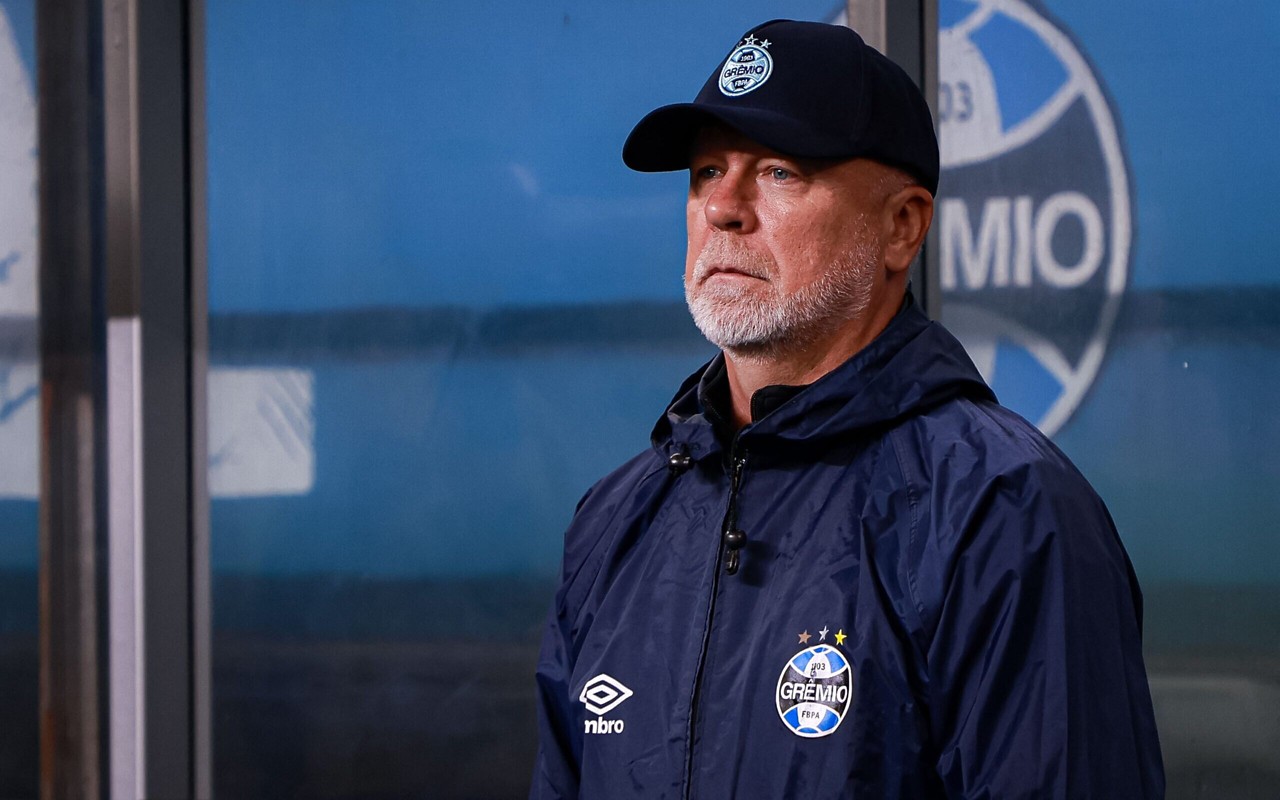 Mano Menezes, técnico do Grêmio. (Foto: Maxi Franzoi/AGIF)