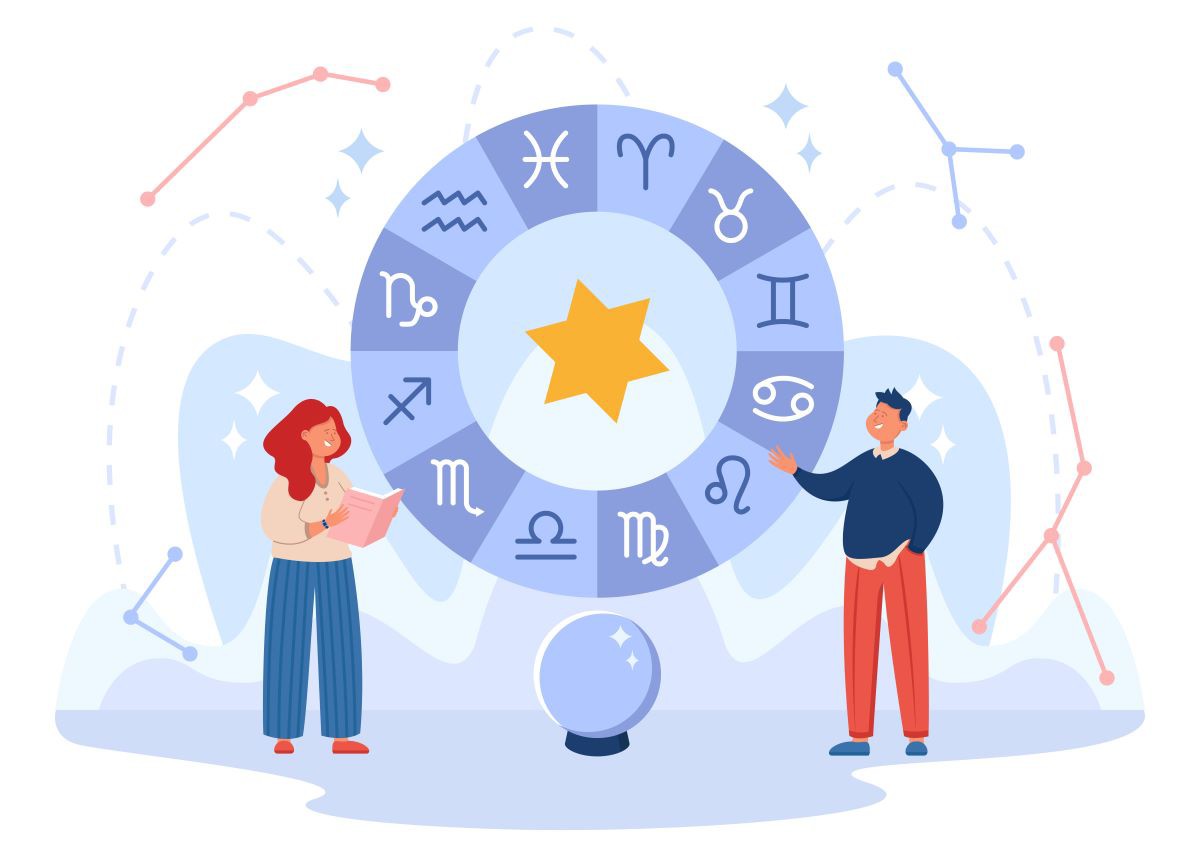Símbolos dos 12 signos do zodíaco 