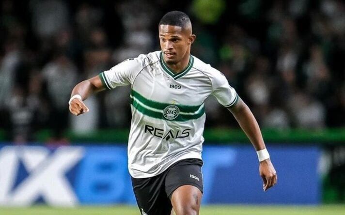 David da Hora fez apenas 10 jogos pelo Coritiba em 2024. Foto: Gabriel Thá/Coritiba