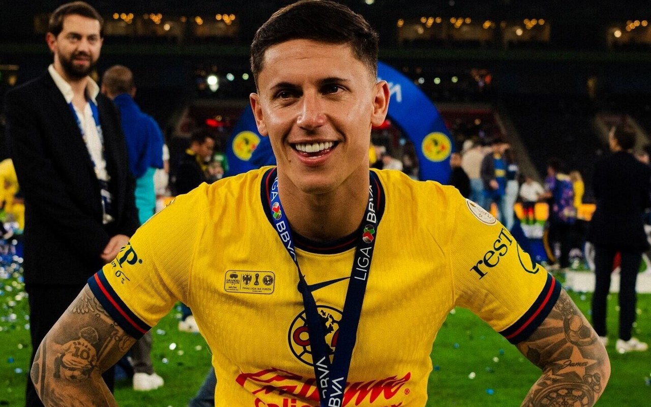 Atacante Brian Rodríguez tem contrato com o América do México até junho de 2026 (Foto: Reprodução Instagram)